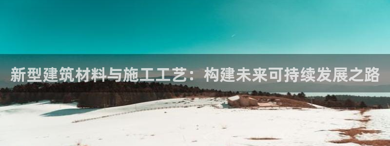 信安杯12：新型建筑材料与施工工艺：构建未来可持续发展之路