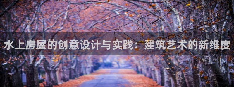 安信可12f：水上房屋的创意设计与实践：建筑艺术的新维度