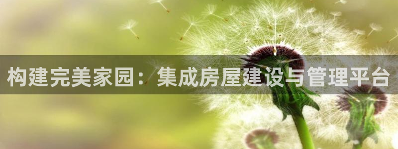安信cwa12：构建完美家园：集成房屋建设与管理平台