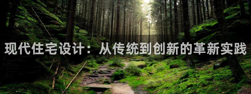 安信12主管：现代住宅设计：从传统到创新的革新实践