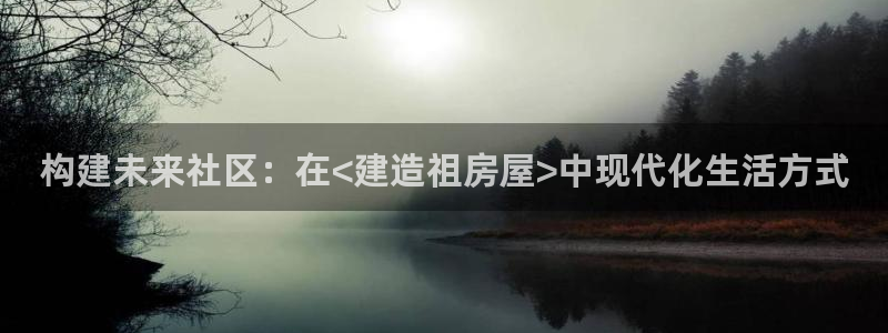 安信12登录网址：构建未来社区：在<建造祖房屋>中现代化生活方式