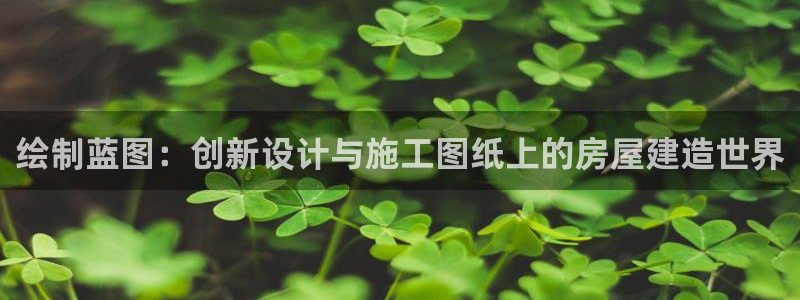 安信12平台：绘制蓝图：创新设计与施工图纸上的房屋建造世界