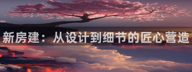 安信12是正规平台吗：新房建：从设计到细节的匠心营造