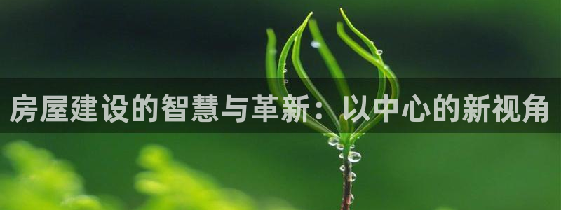 安信esp 12k：房屋建设的智慧与革新：以中心的新视角