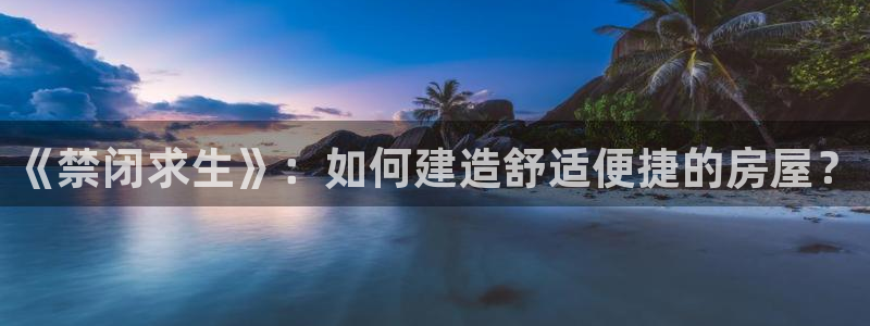 安信可12f代码：《禁闭求生》：如何建造舒适便捷的房屋？