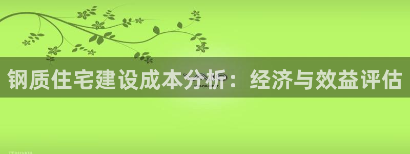 安信312 12：钢质住宅建设成本分析：经济与效益评估