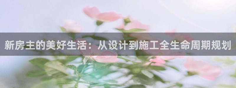 安信12周年庆：新房主的美好生活：从设计到施工全生命周期规划