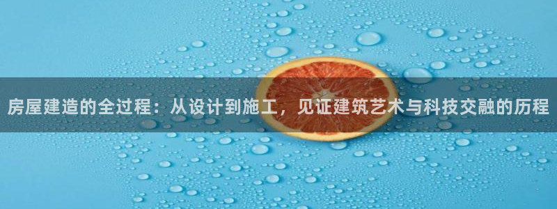 安信12登录：房屋建造的全过程：从设计到施工，见证建筑艺术与科技交融的历程