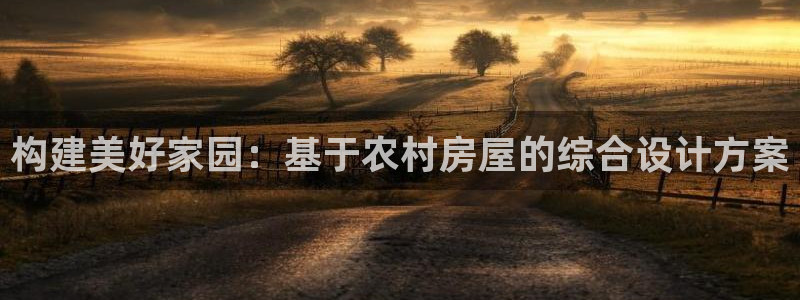 安信12平台可靠吗：构建美好家园：基于农村房屋的综合设计方案
