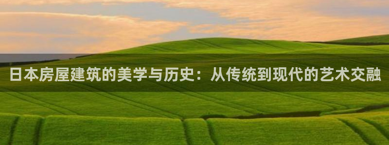 安信cw12系列：日本房屋建筑的美学与历史：从传统到现代的艺术交融