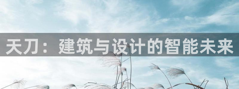 安信12是做什么：天刀：建筑与设计的智能未来