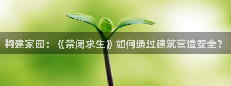 安信娱乐12登录地址：构建家园：《禁闭求生》如何通过建筑营造安全？