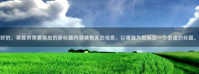 安信312 12：好的，请提供需要添加的新标题内容或相关的信息，以便我为您拟定一个合适的标题。